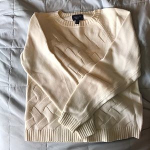 Lands’ End Basketweave Sweater